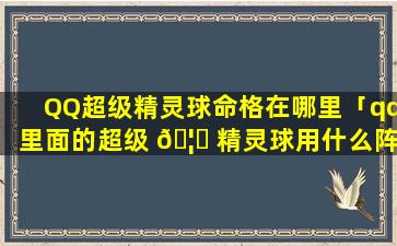 QQ超级精灵球命格在哪里「qq里面的超级 🦁 精灵球用什么阵容好」